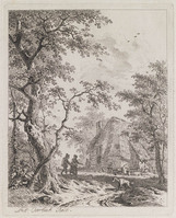 KG 07707
<br/>
Landschap met boederij
<br/>
<em>Overbeek, Leendert (1752-1815)</em>